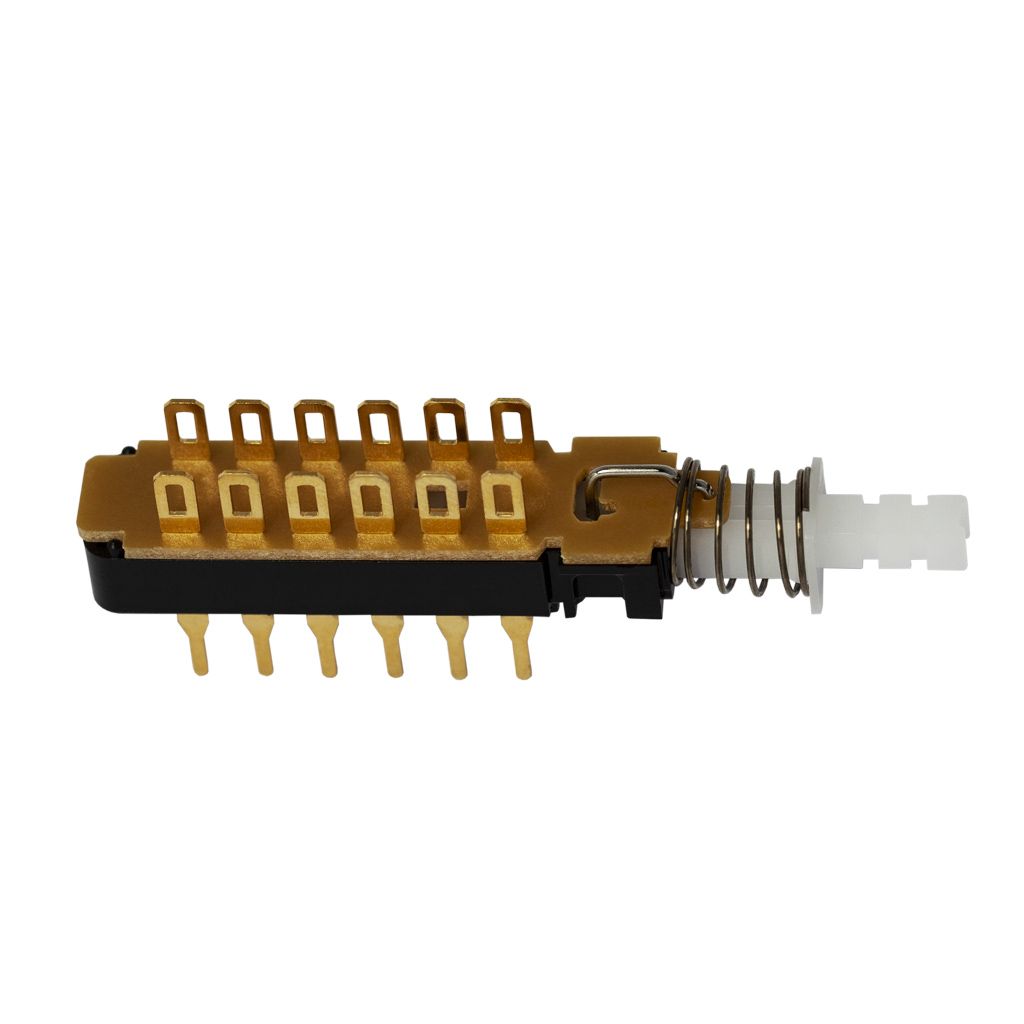 Push Switch 4PDT Gold Plated Contacts | 100014